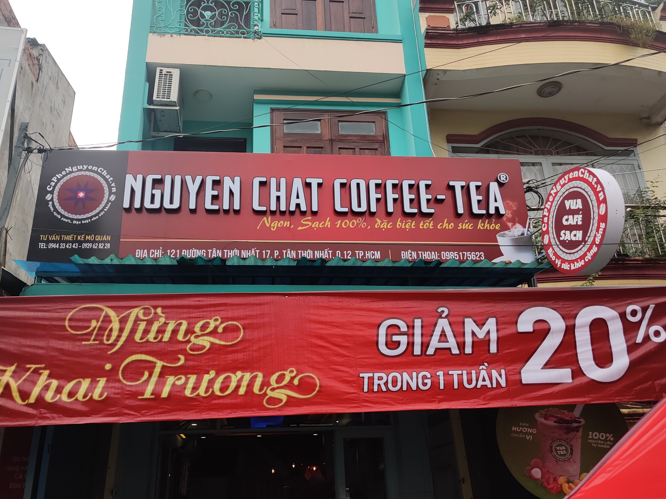 Quán Cafe rang xay Chị Hương Quận 12 - Cà phê nguyên chất