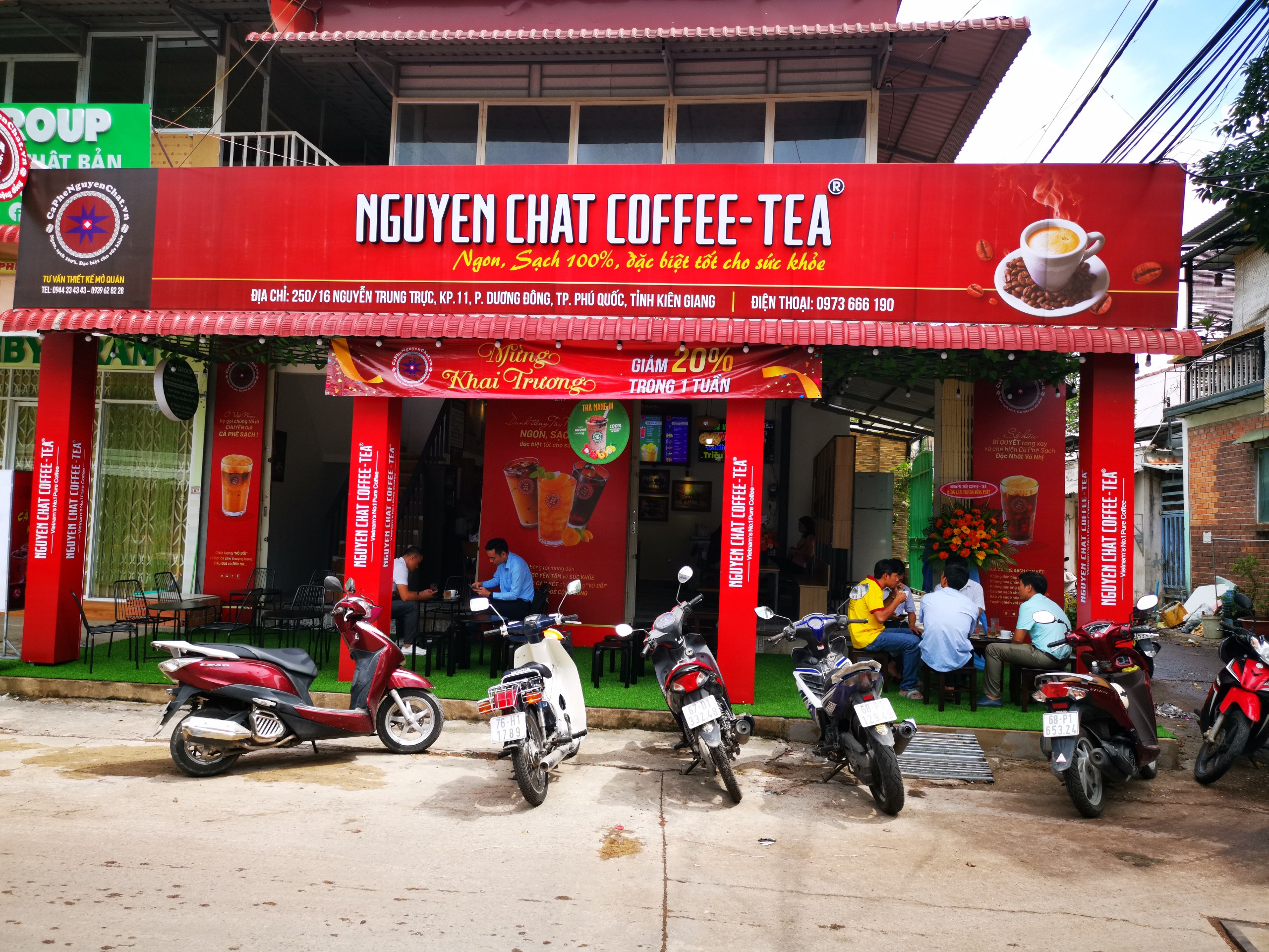Quán Cafe rang xay Anh Công Kiên Giang - Cà phê nguyên chất