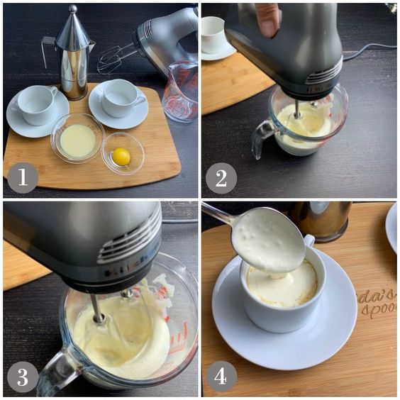 Cách pha cà phê trứng