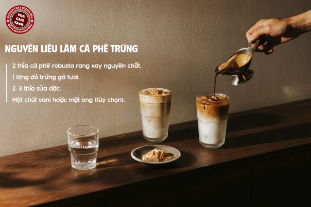 Cách pha chế Cà Phê Trứng chuẩn
