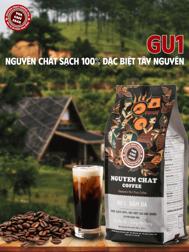 Cafe hạt nguyên chất Vua Cafe Sạch từ Tây Nguyên